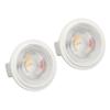 2pcs MR11 LED Light Bulbs AC12V 3W 300LM High Brightness Spotlight Bulb for Clothing Stores Landscape Warm Light 2700K