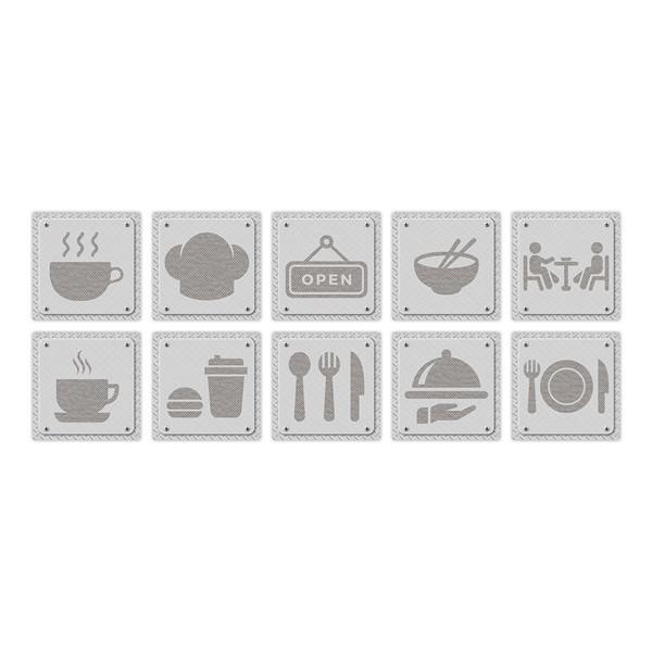 PVC Self-adhesive Sticker Waterproof DIY Tile Sticker Furniture Bathroom Kitchen Wall Stickers Removable Tile Stickers