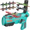 Shooting Air Airplane Launcher Bubble Catapult Plastic Airplane Toy Shooting Game Outdoor Sport Toy for Kids Plane Catapult Gun
