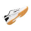 New LiNing Feather Cushioning, Slip Resistant, Abrasion Resistant, Breathable Low Top Badminton Shoes Unisex White Black AYTS034-5