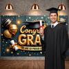 Поздравляем, Выпускник! Баннер Декор Диплома Фон Для Фото Выпускника Выпускной Стенд Звездный Узор Выпускной Декор Баннер Для Выпускника