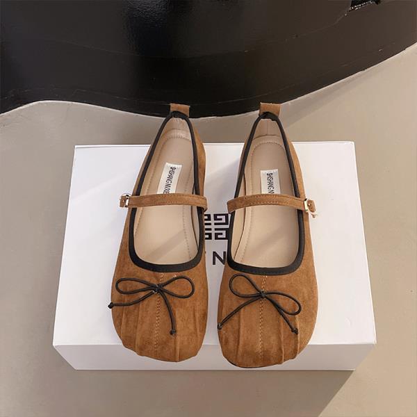 Модная обувь Женские балетки с бантом, с мелким вырезом, нарядные, новые, летние, с бабочкой, весенние, туфли Мэри Джейн, женские балетки