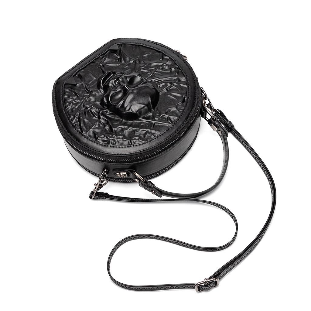 TEMU Gothic Halloween Embossed Shell Shoulder Bag