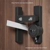 Zinc Alloy Password Lock 90/180 Degree Mechanical Password Sliding Door Lock High-Security Luminous Sign Door Bolts