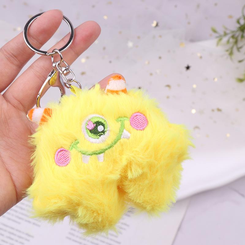 1Pc Cartoon Super Cute Big Eyed Monster Doll Cute Plush Toy Doll Pendant