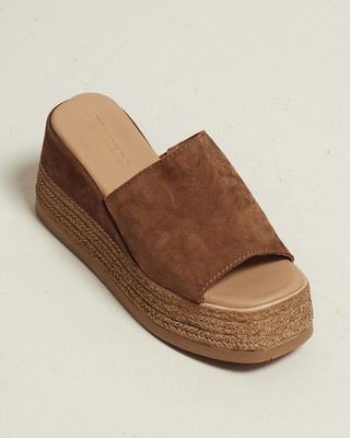 Сабо женские 9825 36 капучино замша