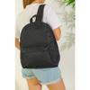 Unisex Multi-eye Anti-sweat Fabric Orthopedic Back Supported High School Secondary School Zippered School Bag