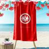 Пляжное полотенце Eintracht Frankfurt, Большое, Мягкое, Быстросохнущее, для Пляжа, Кемпинга, Плавания