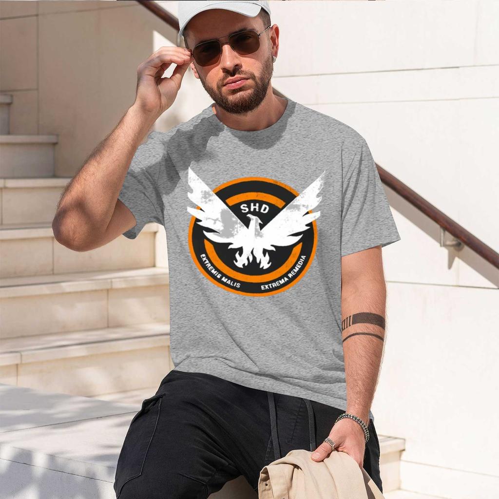 2026 New Model The Division Shd Grunge Logo 2 Tshirt Tops Graphic Shirts Kawaii Clothes Customs Unisexs Clothingcomfortable Crew