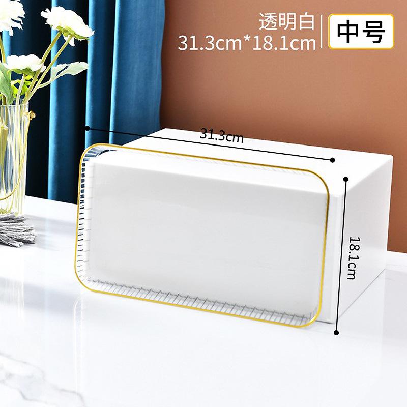 Пластиковый поднос Nordic Phnom Penh, прозрачный прямоугольный поддон, большая тарелка, принадлежности для хранения чая, напитков, продуктов, поднос для гостиничного обслуживания