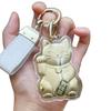 999 Pure Gold Lucky Cat Money Tree Keychain: Charming Cartoon Bag Pendant Gift for Girlfriend or Best Friend