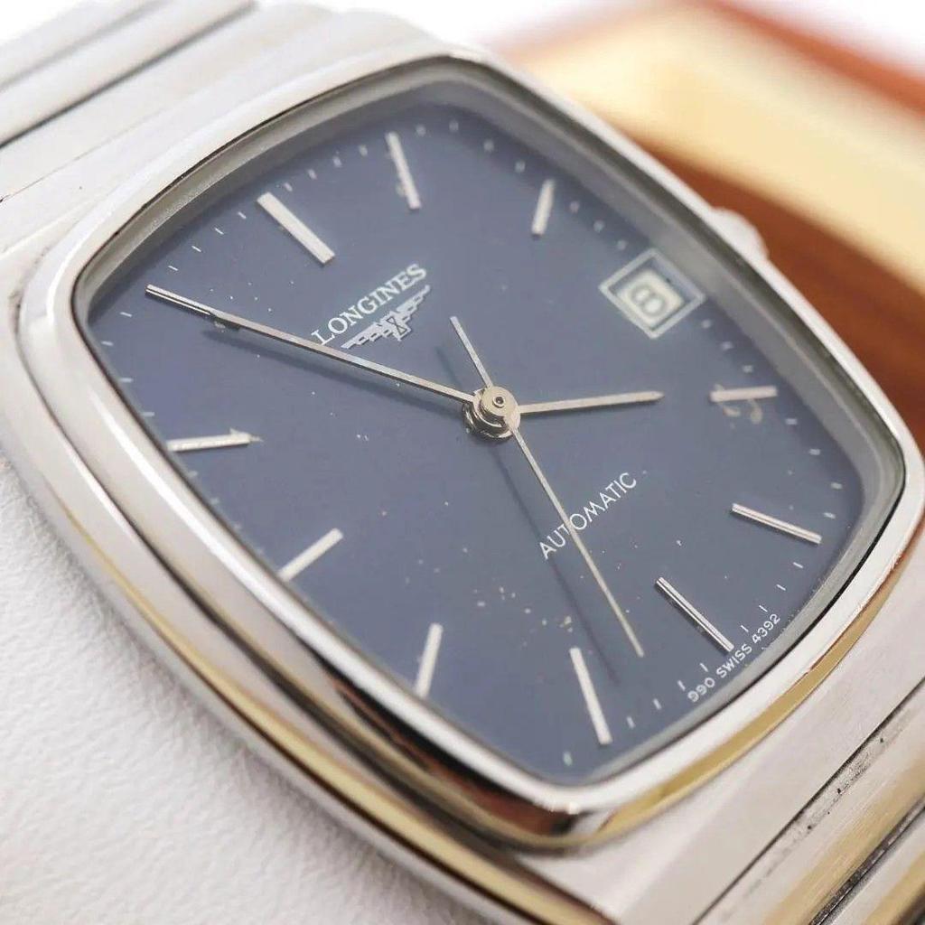 Б/У Операция LONGINES АВТОМАТИЧЕСКИЕ часы автоподзавод квадратные 3755