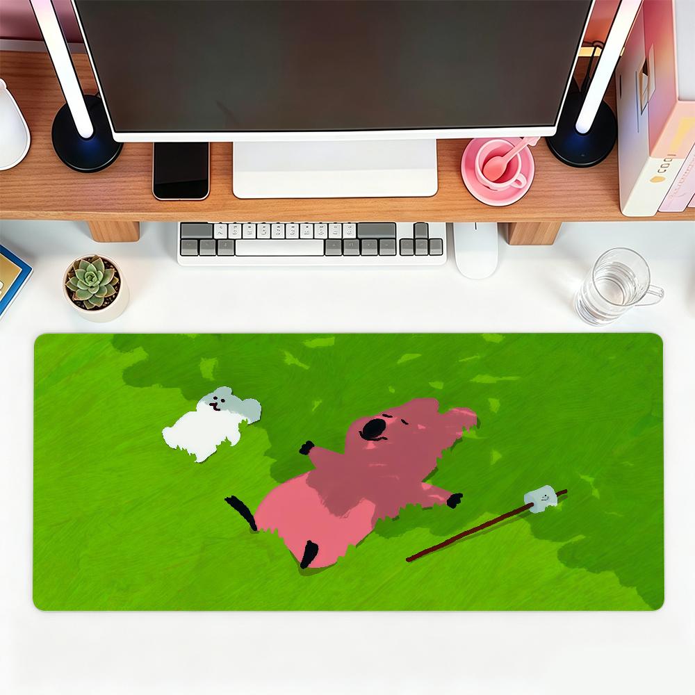 Cartoon Quokka Brand D-dinotaeng-S Mouse Pad For Office Gaming And Keyboards Non-Slip Large Waterproof