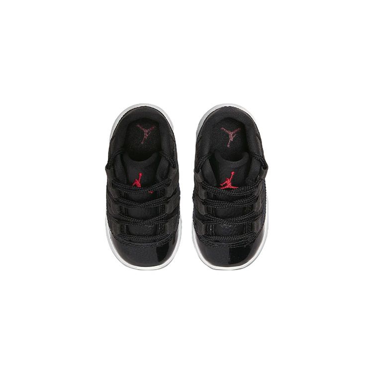 Кроссовки Air Jordan 11 Retro Low TD 72-10 Black White Sail 505836-001