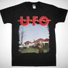 Классическая футболка с коротким рукавом и графическим принтом UFO band для унисекс