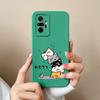 For Redmi Note 10 Pro Max Phone Case Cat Liquid Silicone Full Coverage Anti Drop Funda For Xiaomi Redmi Note 10Pro Max Bumper