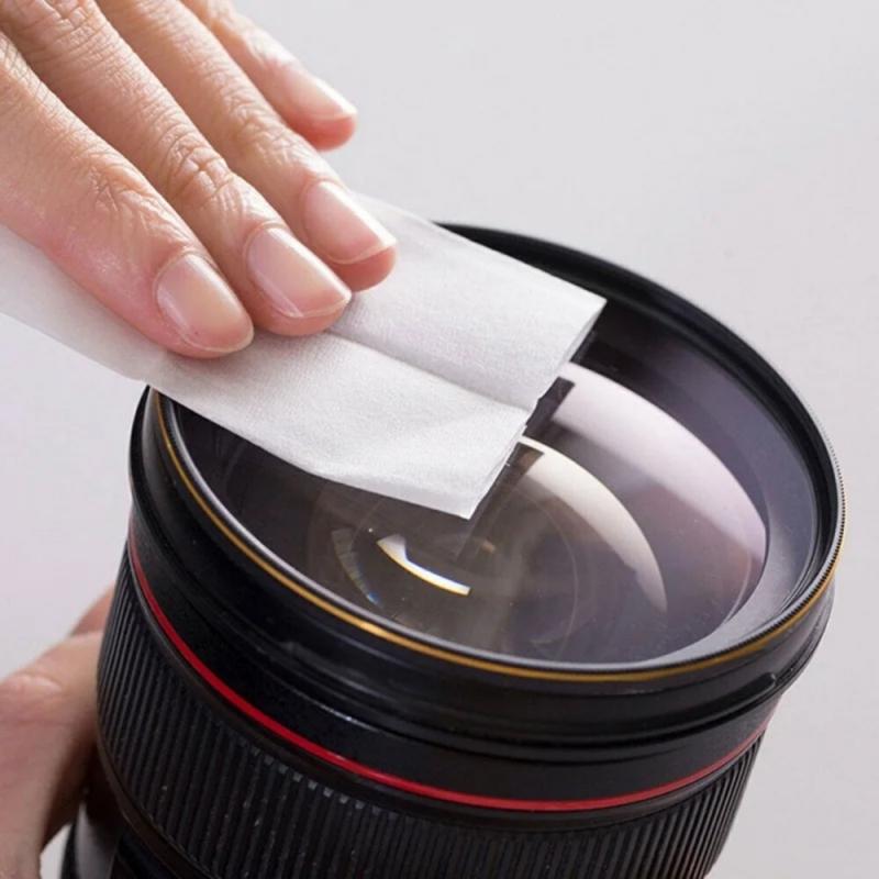 Professional Camera Lens Cleaning Paper Tissues None Scratch Formula Suitable for Optically Equipment Safe Dust Removal