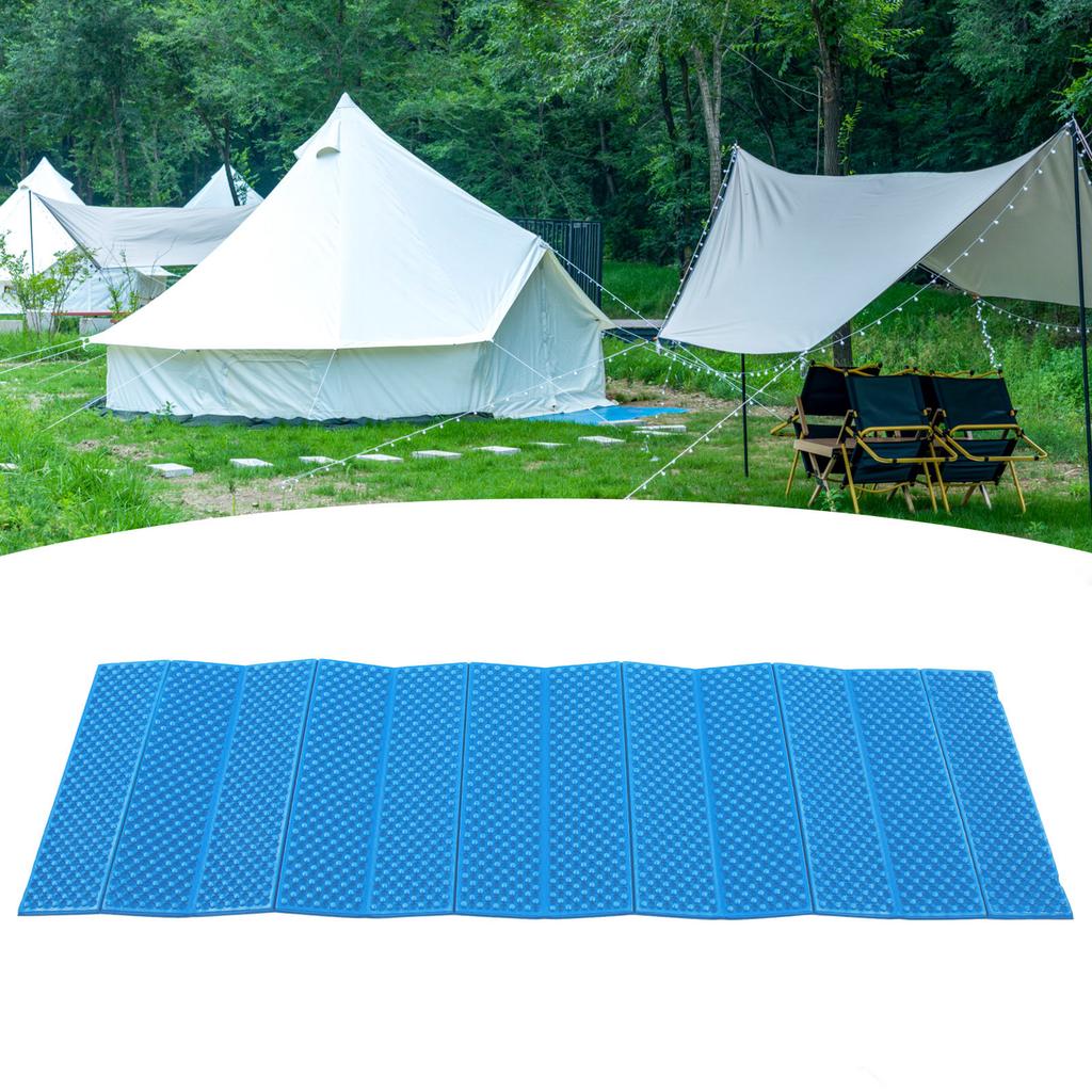 Double Egg Crate ing Pad Foldable Thickened Foam Mat for Outdoor Camping 186x57CM