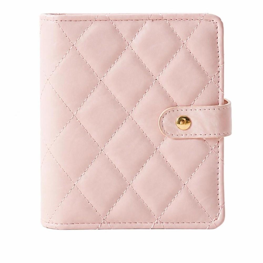 Clear Pockets Necklace Binder Storage Book PU Leather Storage Bag Jewelry Packaging Box Travel Use
