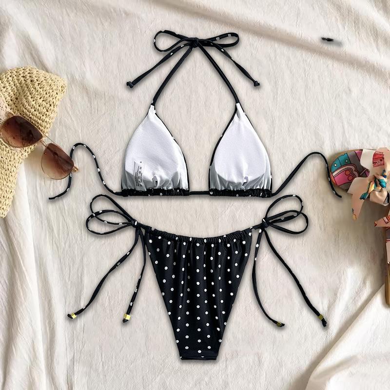 Micro Bikini Sexy Swimsuits For Women Swimwear Dot Brazilian Bikini Set Thong Biquini Swim Suits String Beachwear Female