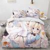 Комплект постельного белья Kawaii Anime sexy Girl, пододеяльник, одеяло, комплект постельного белья, наволочка, размер King Queen Twin для мальчиков и девочек для взрослых