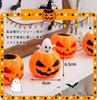 Set of 12 Glowing Pumpkin Ghost Squeeze Toys for Stress Cute Silicone Halloween Party Halloween Cased LED Toys, Halloween, Relief, Prizes, Figurines,