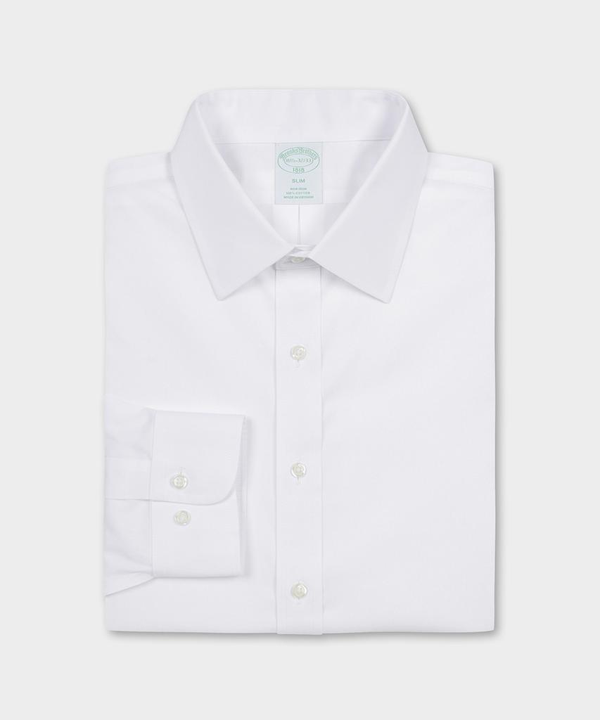 Мужская рубашкаBROOKS BROTHERS Ainsley без глажки (белый) (Bbtsmf2510)