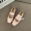 2024 Luxury  Lace Tie Leg Satin Silk Ballet Flats Woman Square Toe Bowknot Elastic Band Ballerinas Ladies Wedding  Floral Shoes