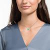 Swarovski Sparkling Dance Heartbeat Green Earrings Necklace Set Women Jewelry 5516965