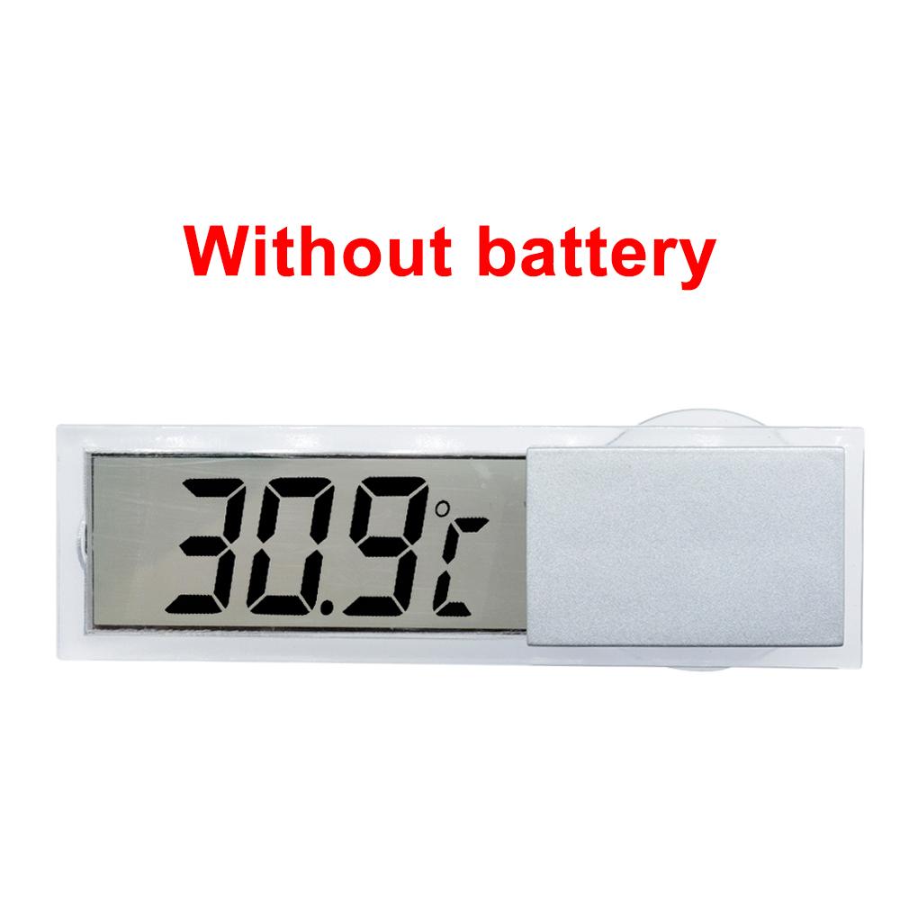Portable 2 in 1 Car Digital LCD Clock/Temperature Display Electronic Clock Thermometer Car Digital Time Clock Car Accessory