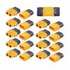 FLY RC 10 Pairs XT60H Sheath Housing Female and Male Connector Plugs, Lithium Battery Discharge Terminals for RC Lipo Batteries and RC Models (XT60H P