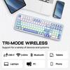 EPOMAKER TH99 Wireless Mechanical Customizable Keyboard with Numeric RGB Gaming Keyboard with Gasket Creamy for Technical Standards Certification
