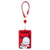 Sanrio Pochacco Pass Case 35th Anniversary Red Ribbon Pass Case Pochacco Pochacco Commuter Pass ID Card Case IC Card 35th Anniversary Birthday