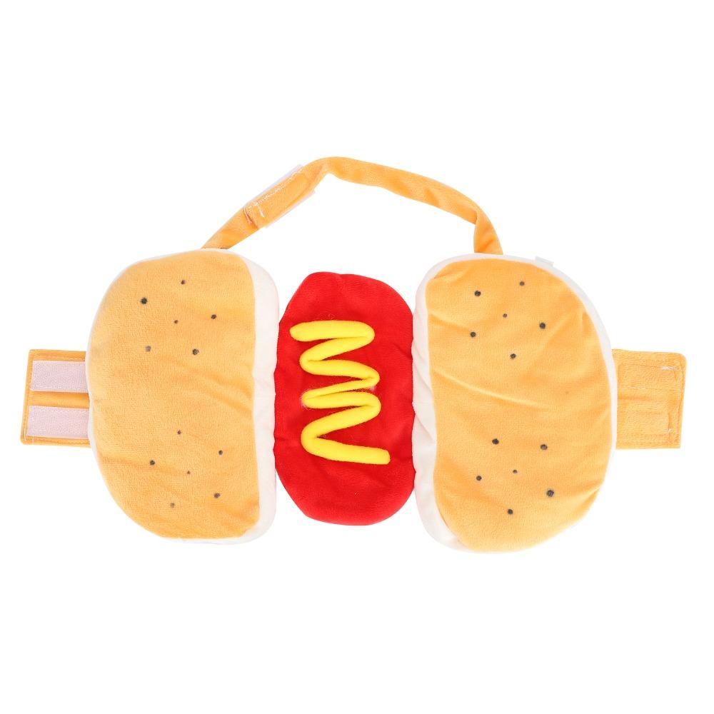 Polyester Fabric Hot Dog Pet Costume Funny Pet Transformer Suit Daily Wear Dress Up