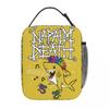 Ланч-боксы Napalm Death Punk Shark Accessories Grindcore Band Lunch Food Box Y2K Thermal Cooler Bento Box For School