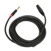 XLR гнездо на 1/4 дюйма 6,35 мм TRS кабель, 1/4 дюйма разъем балансный на XLR микрофонный кабель 16,4 фута