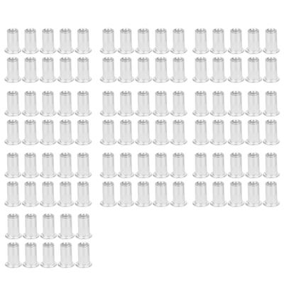 100 шт. заклепочные гайки с заклепками, алюминиевые заклепочные гайки M5, резьбовые заклепочные гайки