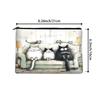 Cat Animal Makeup Bag Printed Travel Bag Retro Storage Bag