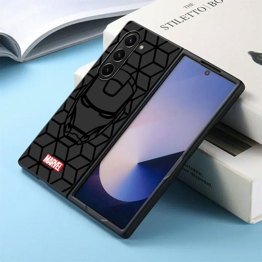 Задняя крышка чехол для телефона для Samsung Galaxy ZFold6 ZFold7 Z Fold 7 6 5 4 3 ZFold3 ZFold5 ZFold4 Логотип супергероев Marvel Мстители