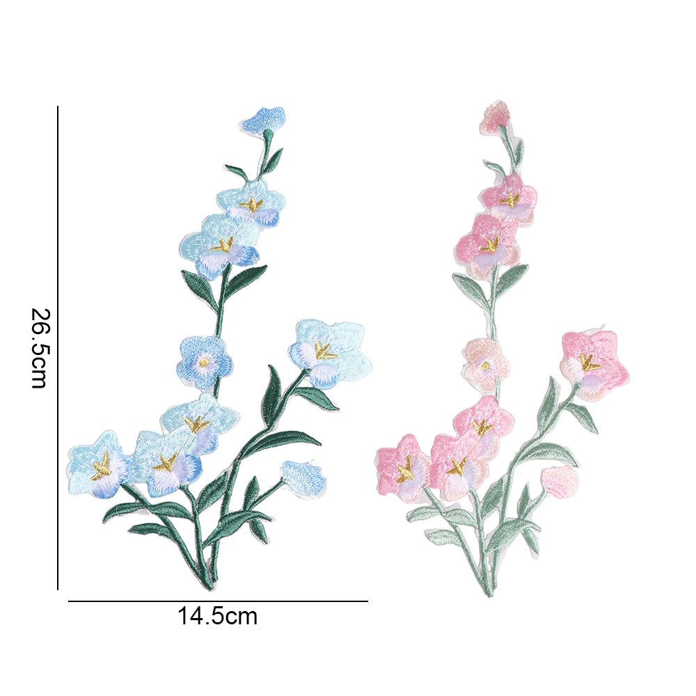 Элегантные Аппликации для Одежды Нашивные Заплатки на Одежду Тканевая Наклейка Вышитые Заплатки с Цветами Шитье