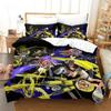 Комплект постельного белья Splatoon 3, односпальная кровать, двуспальная кровать, двуспальная кровать, комплект постельного белья для взрослых и детей, комплект простыней с 3D-принтом и аниме