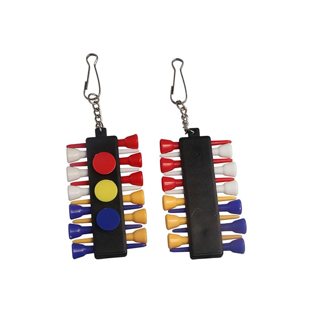 Golf Lovers 12 Golf Tees Black Golf Ball Markers Golf Tee Clip Golf Tee Holder Golf Tees Carrier