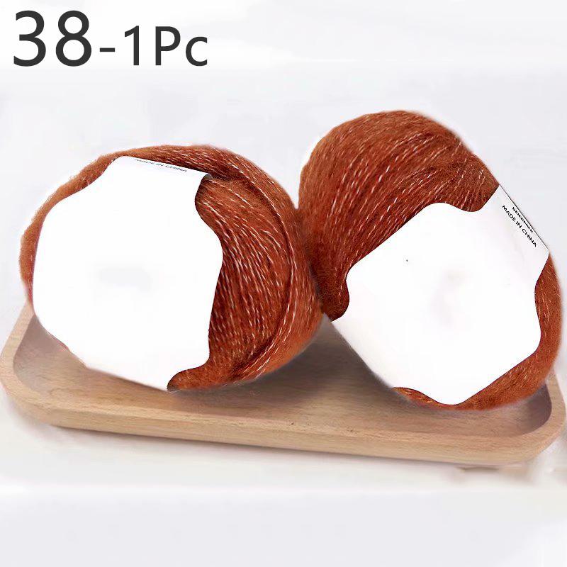 1 шт., 30 г, нить для вязания крючком из мохера для свитера, шарфа, пряжа для вязания, мягкая многоцветная пряжа для рукоделия «сделай сам»