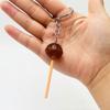 3D Food Lollipop Keychain Jelly-colored Candy Key Rings Lovely Simulation Lollipop  Jewelry Gifts