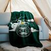 1PC Cori-tiba Football Club Crest Printed Soft Flannel Blanket Throw for Adult Bedroom Living Room Sofa Camping Travel Fan gifts Christmas Gifts