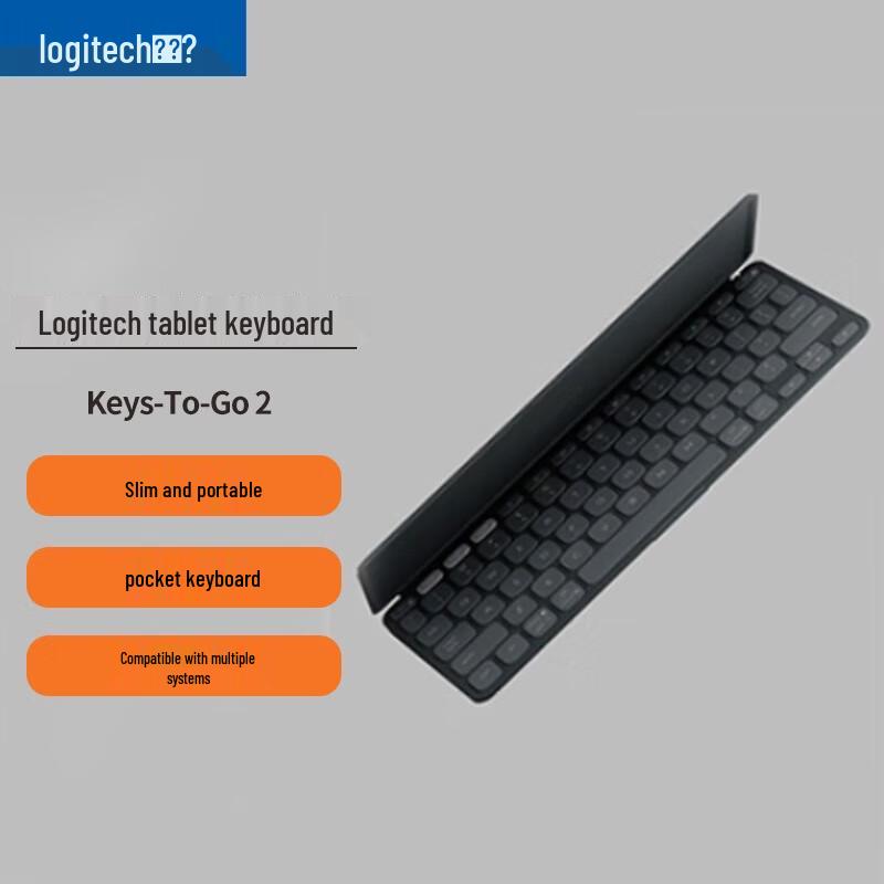 Беспроводная портативная Bluetooth-клавиатура Logitech Keys-To-Go 2