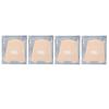 4pcs Sun Protection Face Mask UV Blocking Half Cover Cooling Hydrogel Skincare Mask for Outdoor Use