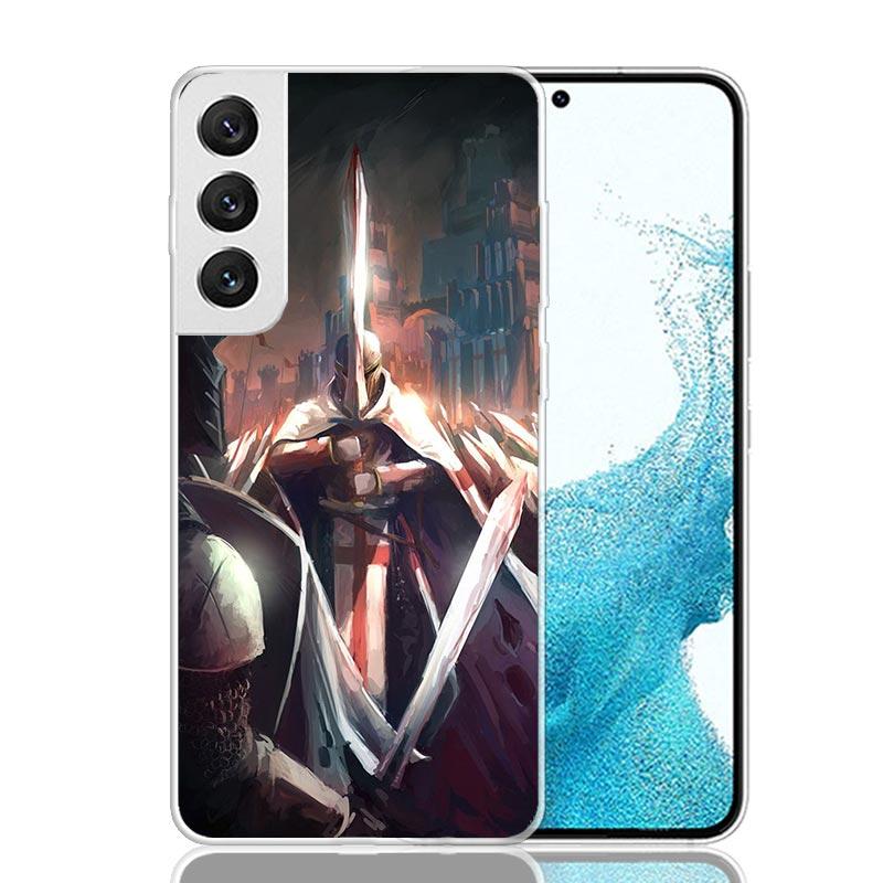 Knights Templar Crusades Phone Case For Samsung Galaxy S26 Ultra S23 S24 S25 Edge S20 FE S21 S22 Plus Soft Print Shell Cover Fun