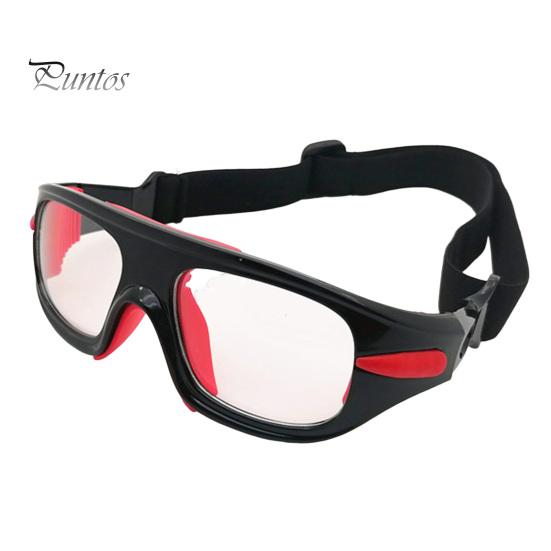Basketball Glasses Wear-resistant Detachable Anti-Fog Resilient to Bending with Nose Protective Pads Impact-resistant Sports Dribble Goggles