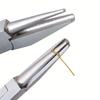 Мини-плоскогубцы для ювелирных изделий 5 дюймов DIY Углеродистая сталь Круглогубцы Ювелирные инструменты Медная проволока для изготовления ювелирных изделий 1 шт.